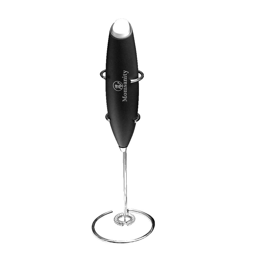 Milk Frother Handheld Get Froth in 7 Seconds High Powered Low Noise with  Support