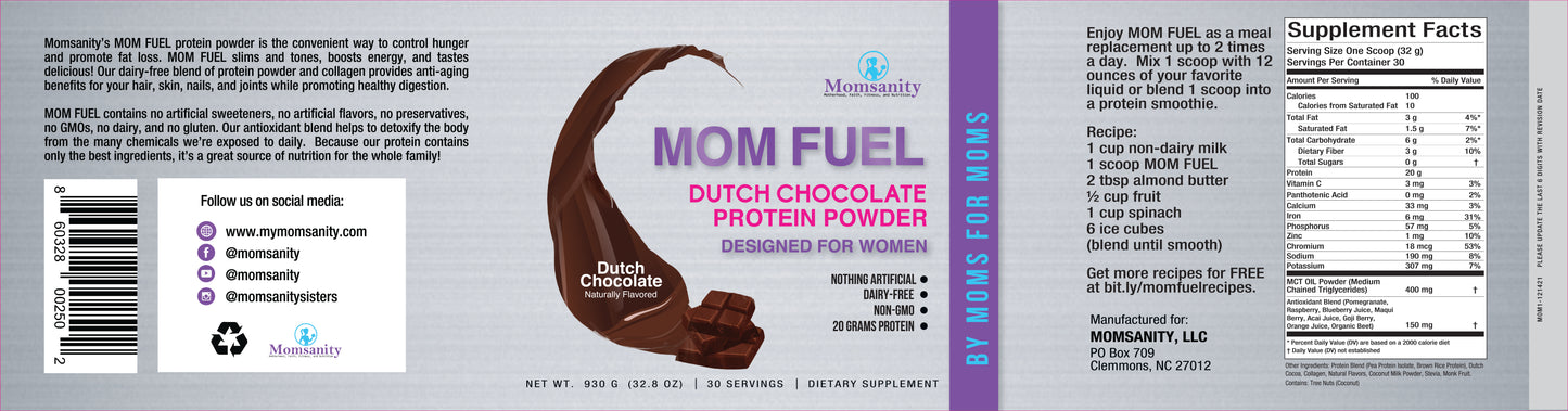 2 FUEL Mom Fuel Protein Powder - Choose Your Flavors Bundle and Save