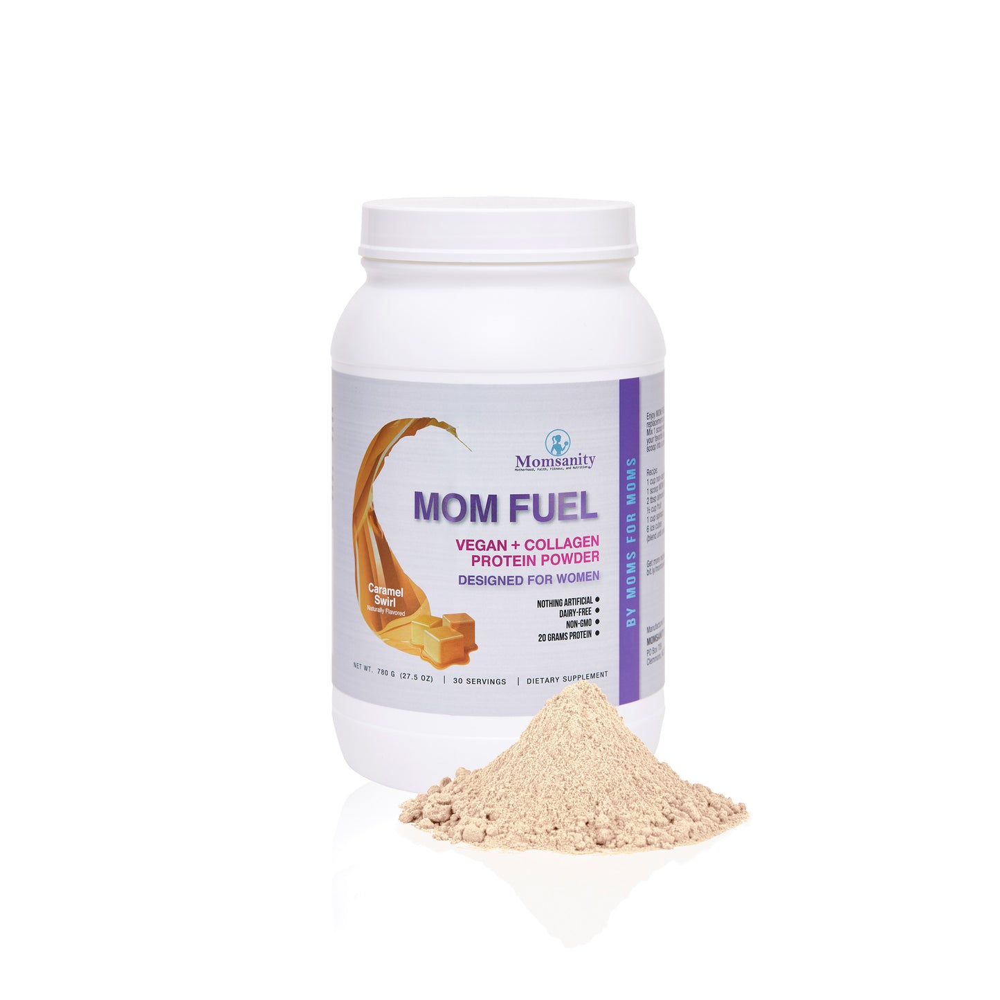 Mom Fuel Protein Powder CARAMEL SWIRL